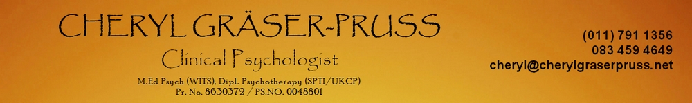 Header-Cheryl Graser-Pruss, Clinical Psychologist